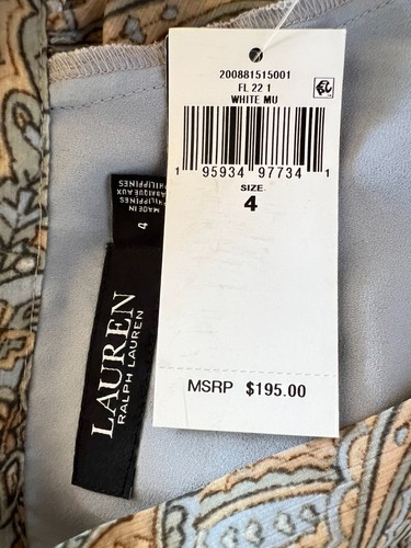 LAUREN RALPH LAUREN shirt dress size 4 - Picture 8 of 9