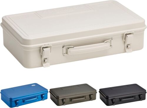 TOYO Steel Trunk Tool Box T-360 W White 382x222x95mm Made in Japan New - Picture 7 of 10