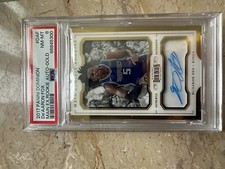 2017 De'Aaron fox RC Panini Dominion Auto gold /10 graded Low Pop 2