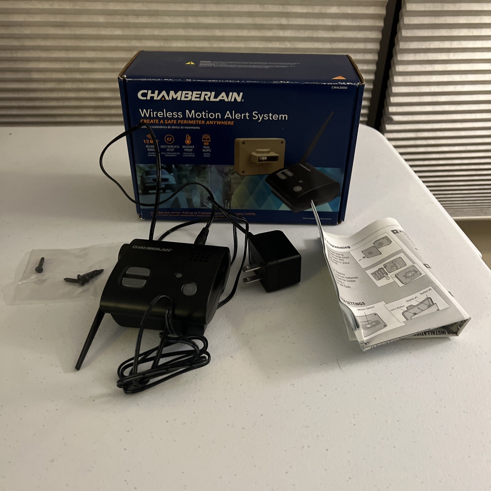 Chamberlain CWA2000 Outdoor Wireless Motion Sensor for sale online | eBay
