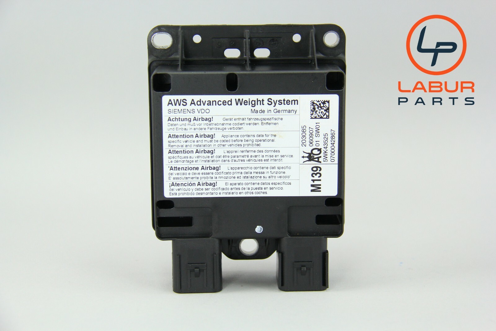 M139 03-08 Maserati Quattroporte AWS Advanced Weight System Control Module K427