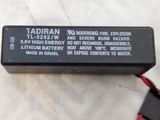 Tadiran TL-5242/W 3.6V 2.1 Ah Lithium Battery w/ Conn, new old stock 01/03 date