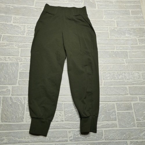 Public Rec All Day Jogger Pants Womens Size 28x26 Nylon Stretch Green Athleisure
