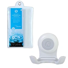 SlipX Solutions Lightweight Clear Liner & Double Hook Bundle