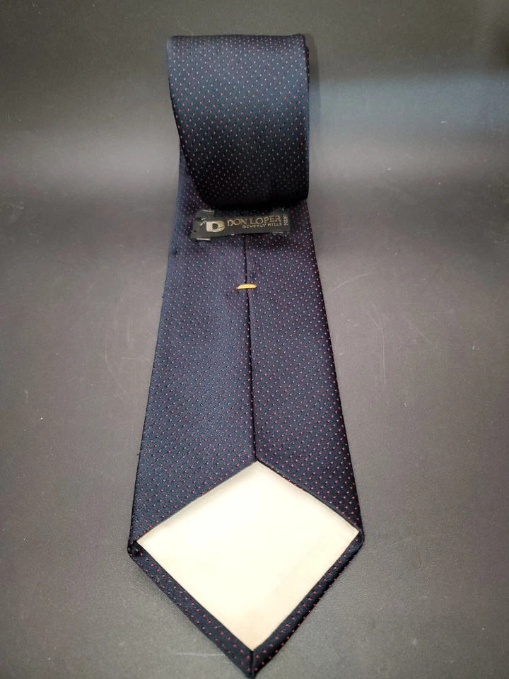 ВИНТАЖНЫЙ галстук Don Loper Beverly Hills лот из 6 100% полиэстера стиль 60-х/70-х! - Изображение 2 из 4
