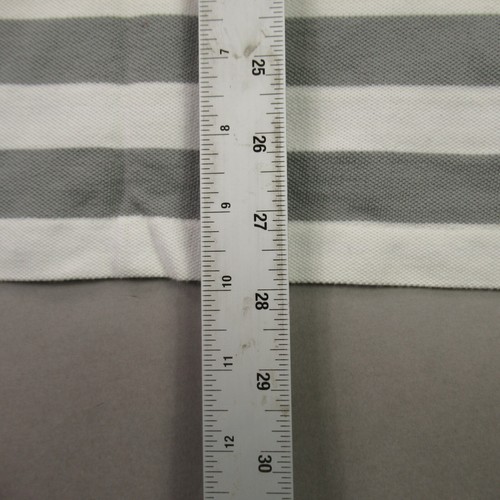 Polo Ralph Lauren Shirt Mens Large Short Sleeve Lightweight Golf Gray Stripes - Picture 10 of 10