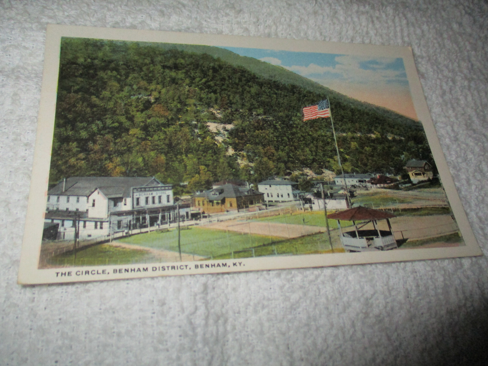 Benham Kentucky The Circle Postcard International Harvester Coal Mine
