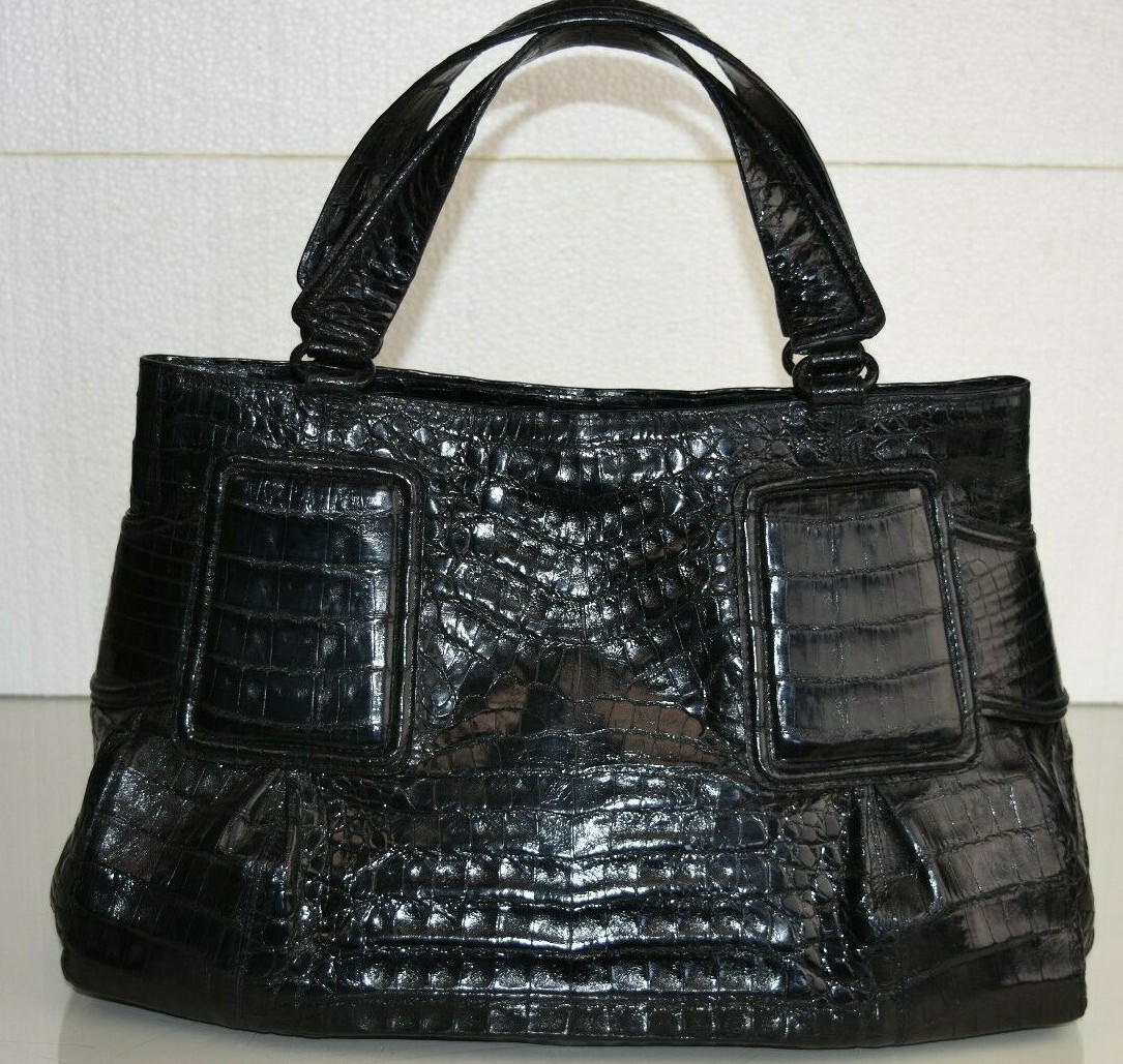 NANCY GONZALEZ クロコダイルトートバッグ