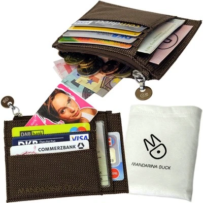 Mandarina Duck Cartera Tarjetero Tarjetas Billetes Monedas Funda para de Crédito - Imagen 1 de 4