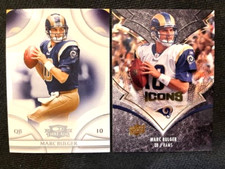 NFL - Marc Bulger 2008 Donruss Threads & 2008 Upper Deck ICONS - Rams