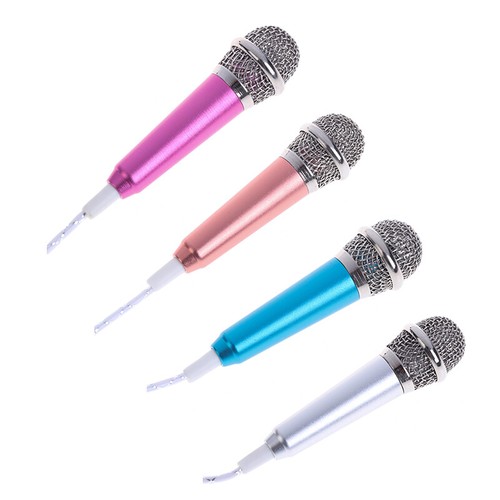 3.5mm Stereo Studio Mic KTV Karaoke Mini Microphone With Earphones/Stand Mou_kz - Zdjęcie 11 z 15