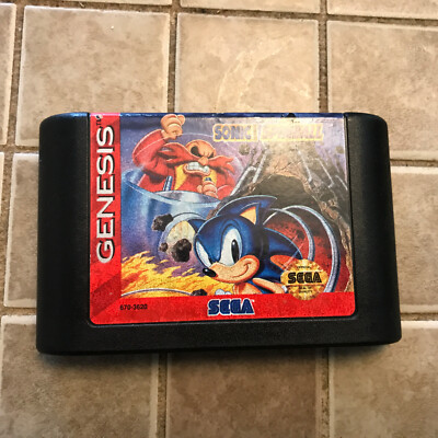 Sonic Spinball Sega Genesis Original Authentic Game!