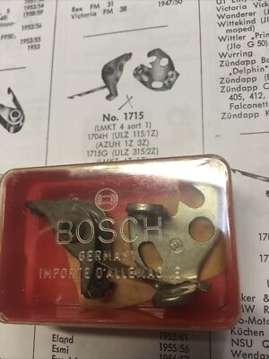 1 Zündkontakt Noris Wanderer Jlo Bosch LMKT 4 sort 1. 1 217 013 004 Bosch