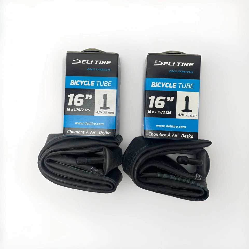 2 PACK of 12'' /14''/ 16"/ 18" /20" Inner Bicycle Tube Bike Rubber Tire Kids BMX - Image 4 of 4