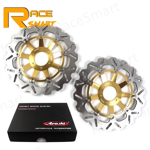 Front Rear Brake Rotors For Honda CBR1100XX 1999-2008 Super Blackbird 2004 2005 - Picture 2 of 14