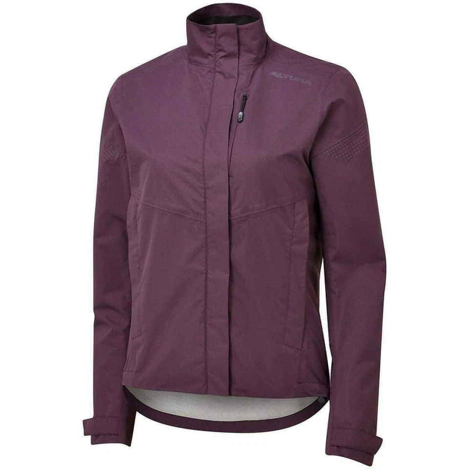 Altura Nevis Nightvision Waterproof Womens Cycling Jacket Purple Reflective Bike - Image 3 of 4
