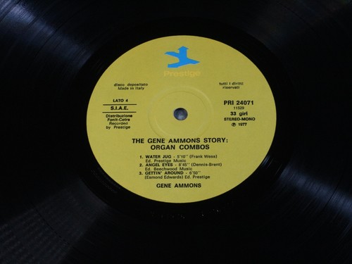 Gene Ammons STORY: ORGAN COMBOS - Prestige 24071 USA 2 LP-Set near mint - Bild 6 von 6
