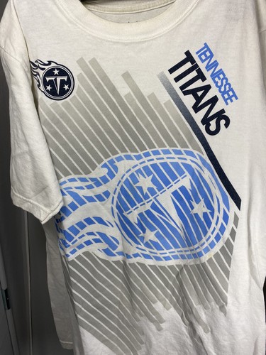 Tennessee Titans T Shirt Reebok White Men’s Size Medium - Picture 2 of 8