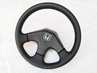 Honda CRX Civic 4-Gen Steering Wheel New Leather Red Stitch 88-92 EF8 EF9 SiR OE