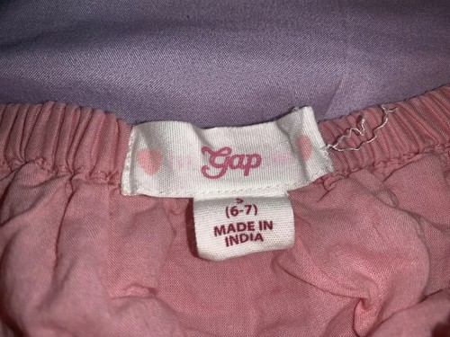 Girls Gap Kids Bohemian Lined Tiered Swing Skirt sz S 6 7 - Picture 5 of 5