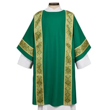 Taormina Collection Dalmatic and Stole, Deacon Dalmatic Vestment - Green