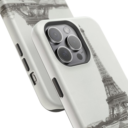 Parisian Eiffel Tower Vintage Photo - Tough Phone Case - Paris Mobile Cover - 第 57/151 張圖片