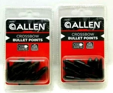 Allen Crossbow Bullet Points 11/32" 125g Lot of 2 (10-Pack) (20-Tips Total) (G32