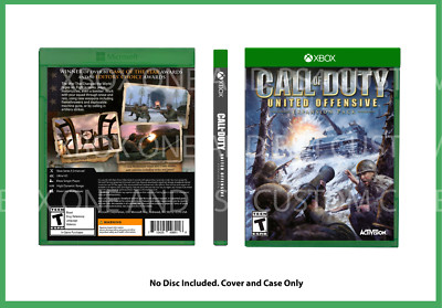 CUSTM REPLACEMENT CASE NODISC Call of Duty United Offensive CUSTM REPLACEMENT CASE NODISC Call of Duty United Offensive