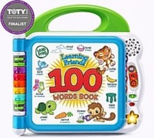 LeapFrog Learning Friends 100 Words Book, Green English Spanish