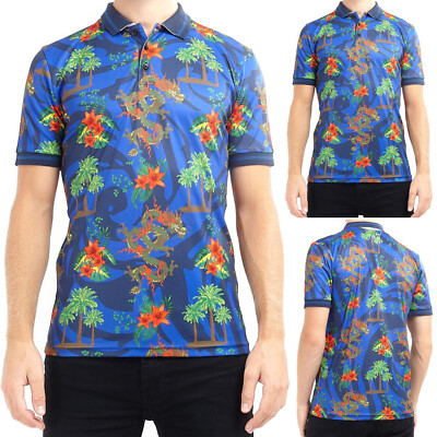 Mens Hawaiian Shirts Beach Hula Party Holiday Loud Fancy Aloha Short Sleeve  Top | eBay