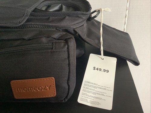 Organizador universal para cochecito Momcozy negro fácil de limpiar aislado - Imagen 5 de 8