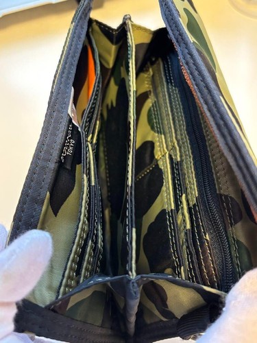 A BATHING APE BAPE x PORTER LONG WALLET 1ST CAMO Yoshida & CO. From JAPAN Rare - Picture 6 of 9