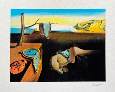 Salvador Dali PERSISTENCE OF MEMORY Facsimile Signed & Numbered