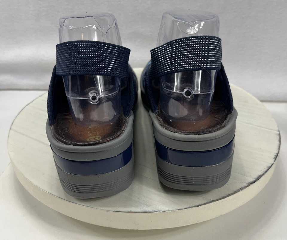 Zapato de cuña BZEES azul marino floral Del’Rey para mujer sin cordones talla 11 M Foto 4 de 4