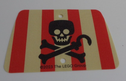Lego Parts & Pieces 6440074 103913 Flexi Cloth Type Sail Flag Red/Black x1 - Picture 1 of 1