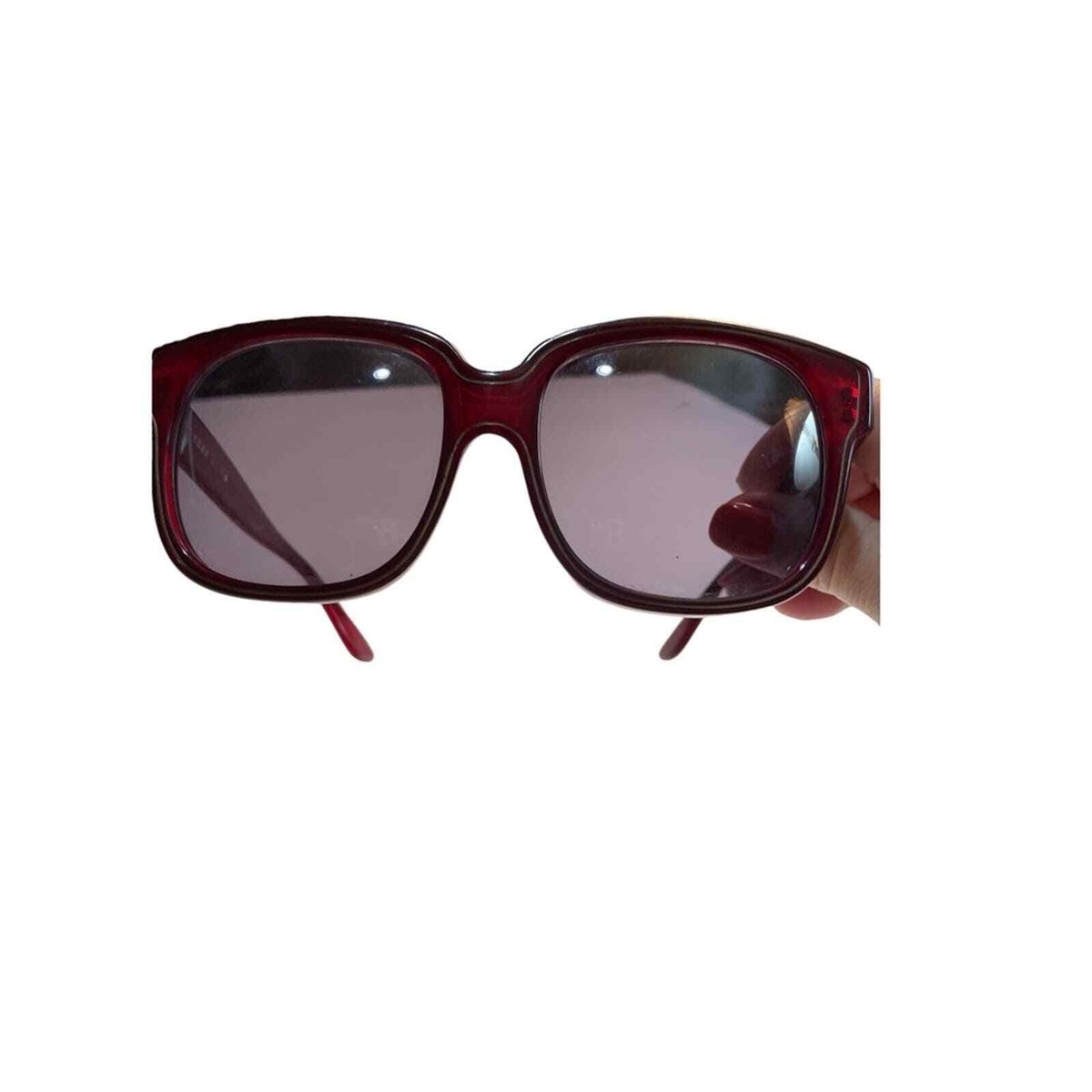 Emmanuelle Khanh Paris Oversized Square Red Vintage  display picture 1