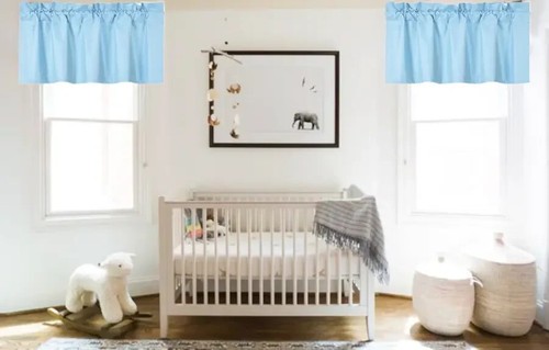 1PC TOP WINDOW VALANCE LINED STRAIGHT MATTE FINISH VERSATILE HOME DECOR RS9 - Picture 78 of 190