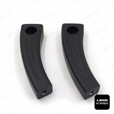 Elevadores de manillar para bicicletas universales (barra de 1") barra de motocicleta negra retroceso