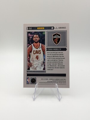 2021-22 Panini Chronicles - Luminance Evan Mobley #252 Green (RC