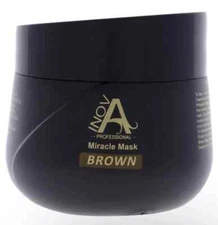 Inova Professional Color Deposit Miracle Mask *BROWN* 10.2oz *NEW* Unisex