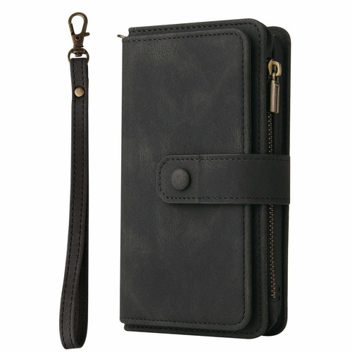 Leather Zipper Flip Wallet Phone Case For Sony 1 5 10 LG Nokia Google Pixel 7 8 - Picture 14 of 16