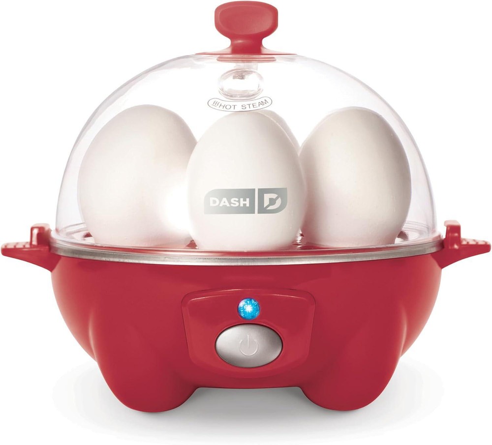 DASH Rapid Electric Egg Cooker for 7 Hard Boiled Eggs Fast Cooking