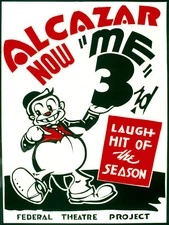 Federal theatre Projects Decor Poster. Fine Graphic Art. Interior Design. 2138