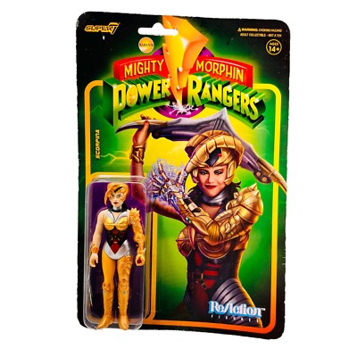 Power Rangers Scorpina ReAction 2021 Super 7 Action Figure Toy
