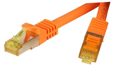 30m CAT.7 Patchkabel Netzwerkkabel SFTP orange RJ45 LAN DSL Kabel CAT 7