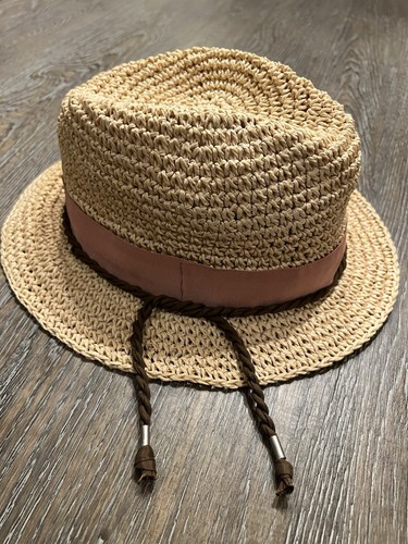 Vintage Tommy Hilfiger Straw Fedora Hat - Picture 2 of 8