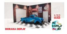 Car Model Diorama 1/32 Simulation Scene Garage Auto Background Display set #4