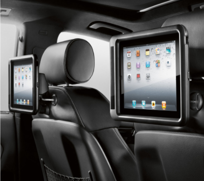 Support iPad 2 Audi Rear Seat Entertainement 4G0063747B en finition noir premium pour berline