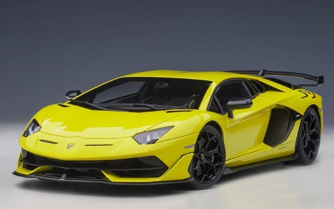 79175 AUTOart 1:18 Lamborghini Aventador SVJ Pearl Yellow model