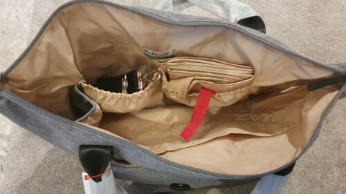 BABYMEL JADE ECO GREY BABY NAPPY NURSERY CHANGING BAG MOTHER & BABY - NEW - Picture 4 of 4
